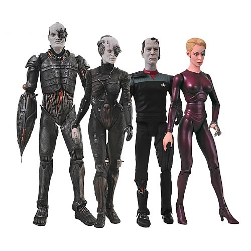 Star Trek Borg Series 1 Action Figure Set